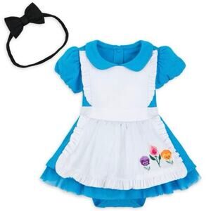 Alice Costume Bodysuit for Baby Alice in Wonderland (sold out) Sz 12-18M